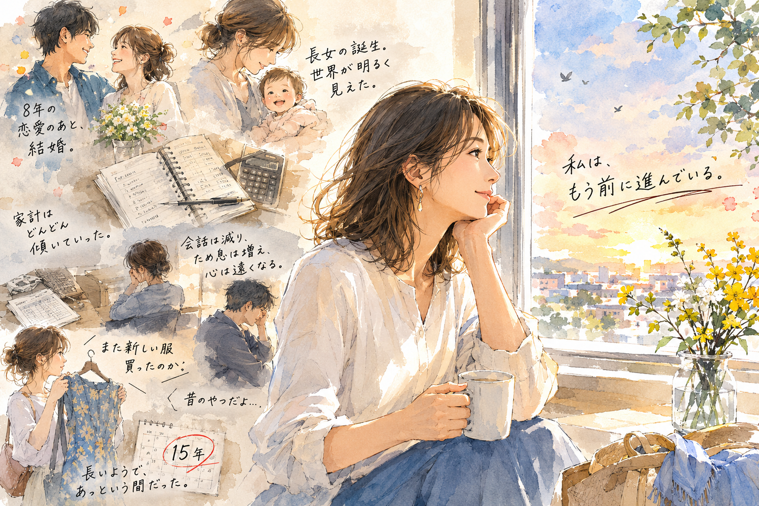 古い服を着て怒られた日から、離婚に向かっていたのかもしれない