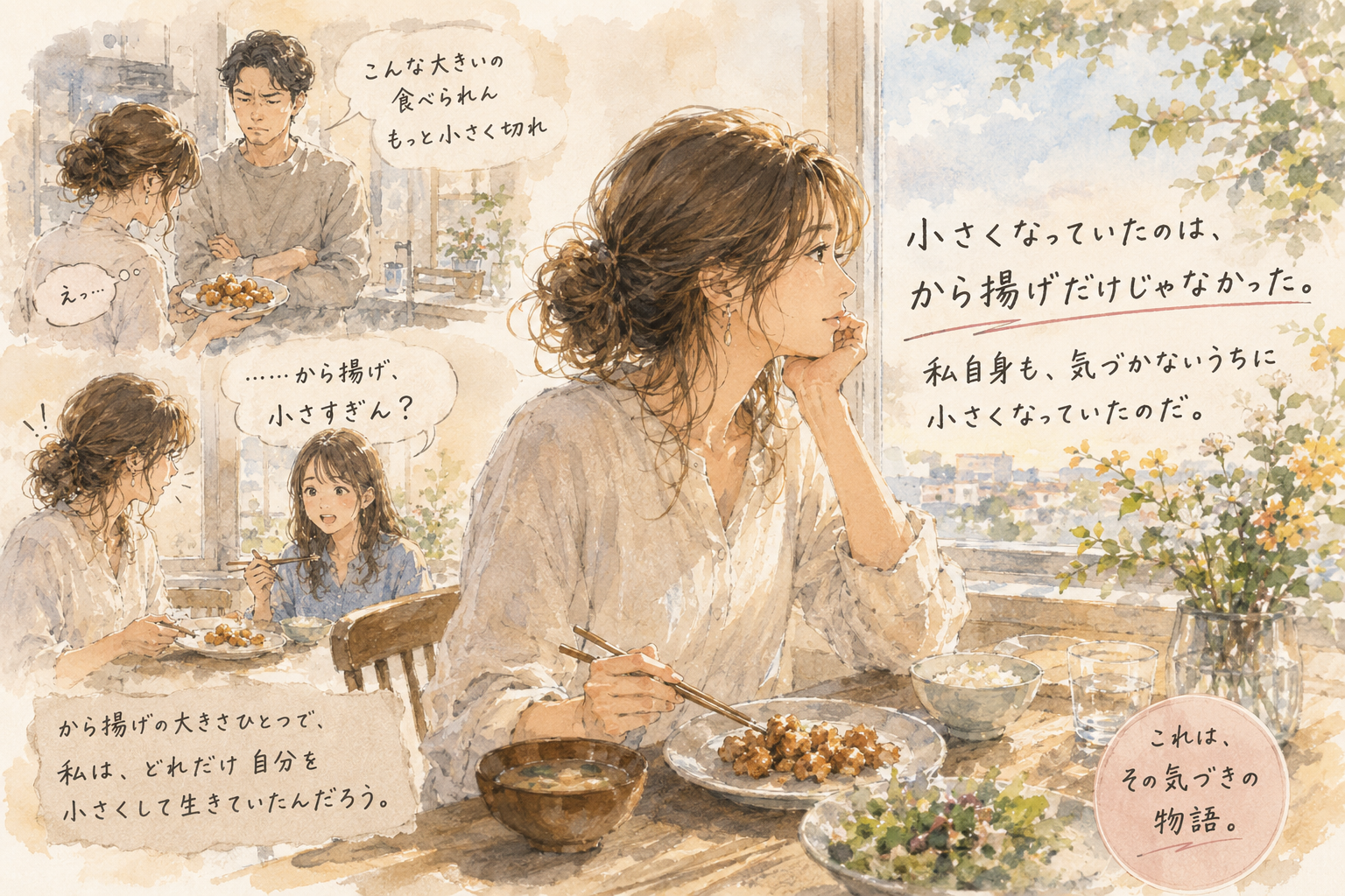自分の常識が我が家では常識ではなかった。から揚げの大きさまでも・・・ ぽつぽつLife